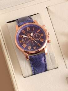 1/3/4/5 pièces Montres Élégantes pour Femmes en Quartz Romain - Cadran Rond à La Mode avec Bracelet, Idée de Cadeau Parfaite
