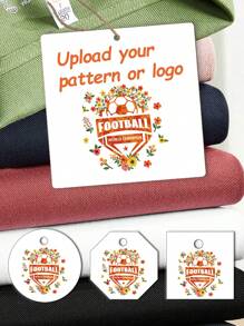 100 piezas, Etiquetas personalizadas (etiqueta cuadrada de 1.85 pulgadas * 1.85 pulgadas), Etiquetas de regalo de agradecimiento, Con orificio perforado previamente, Etiquetas de agradecimiento perfectas para bodas, fiestas, eventos, Etiquetas colgantes para envolver regalos. Tenga en cuenta que la cuerda no está incluida.