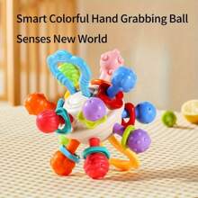 Manhattan Atomic Ball - Colorful Rattle & Grip Training Toy For Youngsters Early Education, Perfect Halloween Gift With Random Tentacle Colors