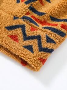 Men's Fleece Hooded Jacket, Warm Thick Loose Fit Jacket For Winter , Fall