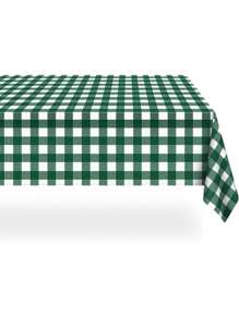 1pc, Disposable Plastic Tablecloth, Waterproof Black/ Red/ Pink/ Blue Checkered Tablecloth For Outdoor Picnics, Kitchens And Holiday Parties Disposable Plastic Cover Picnic Or Holiday Party Home Decor Red Black And White Squares Checkerboard Plaid Table Cloth, Thanksgiving Waterproof And Oil-Proof Table Cover, For Picnic Or Holiday Party, Home Decor