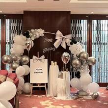 优雅折叠圆形纸质罗马柱，婚礼展示架装饰，可折叠摆件，非常适合婚礼甜品桌装饰、商场橱窗展示和生日派对装饰