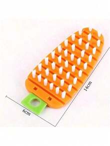 1/2/3pcs Carrot Shaped Brush, Kitchen Vegetable Fruit Cleaning Brush, Kitchen Filter Dirt Cleaning Brush, Suitable For Kitchen Use, Kitchen Essential