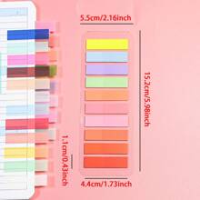 10pcs/2000 Sheets Muted Color Index Tabs, Student Reading Marker Stickers, Bible Reading Note Labels, Colorful Translucent Sticky Notes,School Supplies,Back To School
