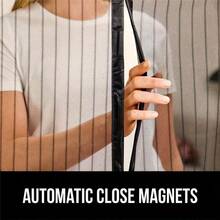 磁性纱门，柔软网状，易于清洁，透气有效防蚊，适合室内/室外使用，蚊帐 - 彩色 - 查看 10