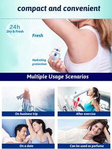 NIVEA 12毫升清新走珠止汗露，柠檬香型，持久清新，24小时止汗除臭，天然成分，柠檬草香氛，牛油果油保湿，小巧多用途，可作香水使用，适合所有肤质，尤其适合易出汗人群，是运动后、旅行、约会和日常使用的理想之选。 - 活力清新 12ml - 查看 3