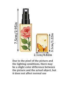 1 chai nước hoa vuông 5ml. Chai xịt, Chai đựng nước hoa sơn dầu hình vuông ba chiều, Chai đựng nước hoa chiết trực tiếp từ đáy khi đi du lịch, Có thể tái sử dụng, Nhỏ gọn và tiện lợi khi mang theo, Chai đựng nước hoa dạng lỏng. - Nhiều màu - Xem 6