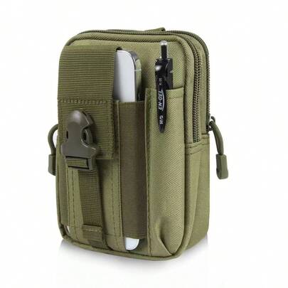 Bolsa tática de cintura, militar, esportiva, para celular, montanhismo, ciclismo, corrida, à prova d'água, durável