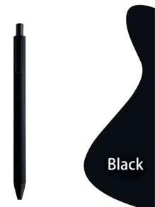 5/10/ 黑色凝胶笔黑色墨水0.5毫米中号笔尖，原创设计，速干美观笔记笔学校办公用品可爱文具 - 黑色 - 查看 3