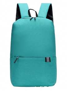 1 pièce Sac à dos décontracté et léger, à la mode, design simple et léger à grande capacité, fermeture éclair, convient pour le trajet quotidien, les voyages et plus