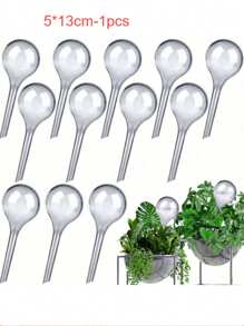 Slouchy Plant Potted Garden Water Dispenser Drip Automatic Watering Plastic Ball Indoor And Outdoor Flower Pot Bulb Watering Ball Tip Drip Irrigation Device Self Watering Plastic Irrigation Ball, General Plant Watering Pile, Suitable For Indoor And Outdoor Flowers And Vegetables, Automatic Drip Irrigation System