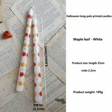 2 pezzi/25cm Candele a forma di fantasma per Ognissanti, candele di cera di soia senza fumo, con stile da zucca, per feste e raduni, decorazione per atmosfera horror, portacandele, candele da illuminazione, regalo creativo per le vacanze, con vari modelli disponibili