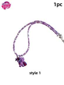 MY LITTLE PONY 1 Cute Cartoon Bebead Necklace - Character Pendant, My Little Pony Lover, Birthday, Gift For Girlfriend, Thanksgiving Christmas, Halloween Decorative Creative Gift,Valentine's Day, Graduation Gift, Birthday Gift, Gift, Birthday Decorative Gifts, Decorations,Valentine Day Valentines, Home Decor, Valentines Gifts