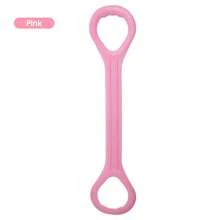1 stuk 8-armige weerstandsband, weerstandsband voor dames, fitnessapparaat, latex schouder- en nekrekband, elastisch touw, rug, meerdere kleuren, sportschool