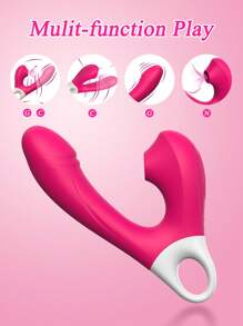 Adult Sexy Toys Rose Red Clitoris Sucking For Women Clitoral Nipple Sexy Sucker G Spot Vibrators Sex Sucking Toy, 5 Clitoris Sex Sucking Dildo Vibrator With 10 Frequency Vibrating For Female Adult Pleasure Shop Sexy Games Sex Product