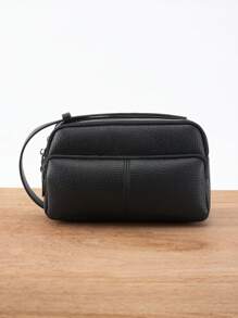 HOVI'S Casual clutch, geschikt voor woon-werkverkeer en reizen, grote capaciteit en multifunctioneel, combineert een modieuze uitstraling met draagbaarheid, geschikt als cadeau voor mannen