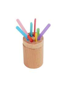 8 حبات أطقم أدلاء تصنيف ملونة للأطفال، كتل خشبية جميلة للألعاب التعليمية، مناسبة لتمييز الألوان، التنسيق بين اليد والعين والتطور الحسي، أنشطة عائلية وهدايا أعياد الميلاد