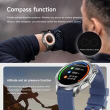 GUHUAVMI GUHUAVMI 2025 New Fashion Sports Smart Watch For Men, 1.53inch HD Screen, Wireless Call/Dial, Receiving Information, GPS Motion Track, Compass, Altitude Pressure, Multi-Sports Mode Smartwatch, Heart Rate/Sleep Monitoring Fitness Tracker, Women's Smart Watch X2, Suitable For Android And IOS