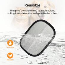 Luvas de Depilação para Animais de Estimação, Ferramentas de Depilação Eletrostática Reutilizáveis para Gatos e Cães, Escova de Luva de Beleza