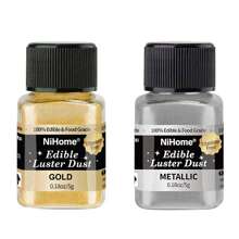 Edible Glimmer Powder Glitter Luster Dust Food Decorating Sprinkle Glimmery Dust For Drink Wine Beverage Cake Candy Dessert Bakery Restaurant Vegan