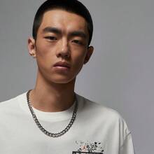 Nike 男式 As Brk Sbb Ovsz Gfx Ss Crew 短袖 T 恤，TIB3298-133 - 白色 - 查看 3