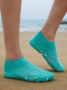 New Kids Breathable Beach Swimming Outdoor Wading Anti-Slip Durable Quick-Dry Water Shoes - Blue - View 4