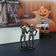 1 件浪漫舞蹈情侣骷髅雕像家居装饰桌面小摆件婚礼纪念品万圣节节日装饰道具