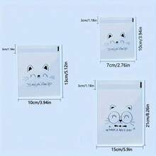 100 Reusable Clear Sandwich Bags- Food Storage,Vacuum Sealing, Kitchen Organization - Multicolor - View 9