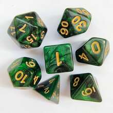8 x 7 (56 Stücke) - D&D Würfelset, Polywürfel für RPG MTG Rollenspiele, Tischspiele, Mysteriöses Würfelset, 10-seitige Würfel, tolles Geschenk für Halloween, Weihnachten, Überraschungstüte mit Würfeln, verschiedene Stile, zufällige D&D Würfel, geeignet für RPG MTG Rollenspiele, Brettspiele, perfektes Geschenk für Valentinstag und andere Feiertage sowie Geburtstage voller Überraschungen - Verschiedenfarbig - Übersicht 20