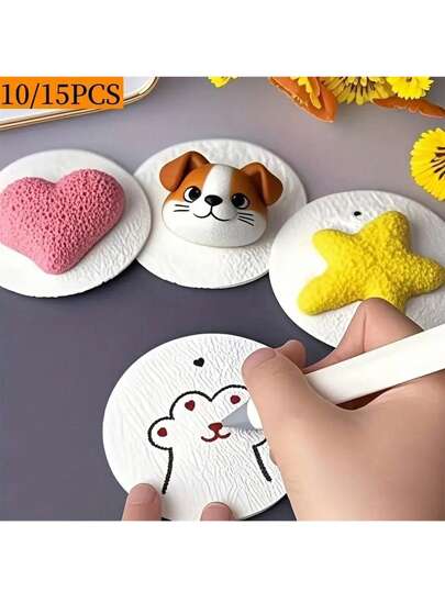 10 Sheets Of Premium 3D Water Activated Expanding Drawing Paper - Textured Art Craft Paper For DIY Projects, Party Favors, Student Rewards - Ideal For Valentine's Day, Christmas, New Year, Birthday Gifts