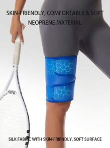 1pc Exercise Band For Protecting The Thighs. Men's And Women's Squatting Fitness Training Protective Gear. Breathable And Sweat-Wicking Muscle Protection For Fitness Training.