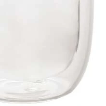 Conjunto com 2 Copos para Café com Parede Dupla de Vidro Borossilicaro Resistente ao Calor 100ml - Wolff