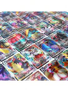 Pokemon300 Pcs ,Pokemon Cards,Cards (V Series, Vmax, GX Rare Cards), Anime Games Cards, GiftsFor Anime Fans, Adults Holiday Gifts, Party Suppliess, Holiday Accessories,﻿Set | Hot Collectible For Fans, Vibrant Holo Foil Mix | Limited Time Offer - 30% Off Today! Includes 300+ Rare Cards!"