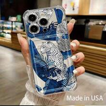Funda con diseño de cerezas y flores coloridas, compatible con phone 12, 13, 14, 15, 16 Pro, X, XS y 11 - transparente - Ver 1