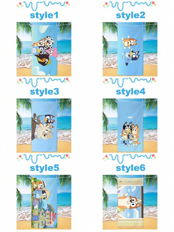 Bluey Toalhas de banho de praia  Blue Blue Dog, Toalhas de banho de natação Blue Blue, Toalhas de banho, Toalhas de banho de praia de estilo moderno, Toalhas de banho superabsorvíveis para banheiro, Natação, Fitness, Yoga, Toalhas de banho de superfibra macias e confortáveis, Leves e portáteis, à prova de vento e sol, Proteção contra areia em viagens de verão, Decoração de banheiro de férias, Pode ser com ou sem bolsas de armazenamento.
