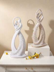 一对情侣的精致舞蹈饰品。可爱的装饰品，家庭客厅酒吧咖啡厅装饰装饰品，房间装饰桌面展示装饰品最佳礼物生日毕业房间装饰，家居装饰，生日装饰，厨房，婚礼，卧室装饰，客厅装饰，礼物，派对装饰，花园装饰，圣诞节 - 彩色 - 查看 5