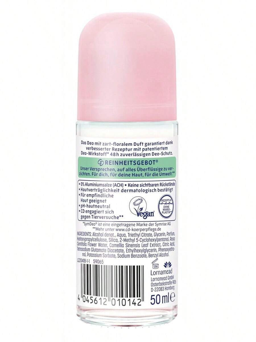 CD 滚珠除臭剂 1 x 50 毫升，不含铝盐的除臭剂，持久保护 48 小时，纯素护肤品，适合敏感肌肤 - CD 走珠除臭劑 50ml(3 瓶裝) - 查看 1