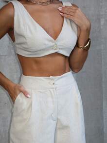 Women Two-Piece Outfits - Natural - View 4