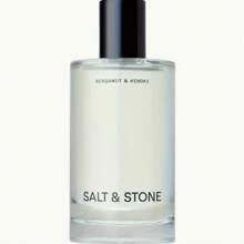 Bruma corporal de sal y piedra con aroma a bergamota y hinoki, perfume unisex infundido en spray para el cabello y el Body de 3.4 onzas líquidas