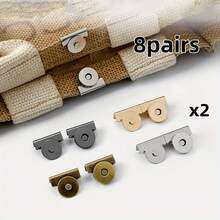 1/2/5/8/20 Pairs Magnetic Clasps Bag Accessories Snap Buttons Strong Magnet Closure Purse Buckle Hidden Fastener