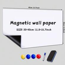 PE Material Magnetic Dry Erase Board, Suitable For Writing, Drawing And Presentation - Wall Stickers Home And Office Art Supplies,School Supplies,Back To School - Multicolor - View 10