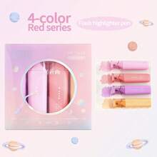 1 支闪光荧光笔，闪亮彩虹色银河沙色荧光笔，适用于日记、笔记、涂色和绘画，适合返校 - 閃光螢光筆 - 查看 17