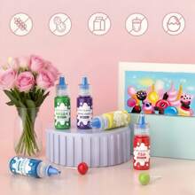 12ML DIY Handicraft Colorant, Highly Concentrated Baking Decoration Pigment Liquid, Cake Decoration Color, Soap Dye Is Suitable For Baking, Valentine's Day Cake, Handmade DIY Production