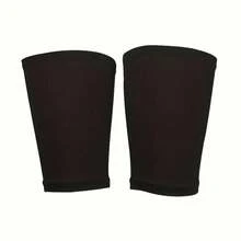 1 Paar hochelastische, warme und reibungsbeständige Ärmel für Oberschenkel oder Waden, aus festem Strickstoff mit Schlupfdesign, geeignet für alle Jahreszeiten