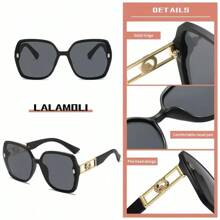 Vintage Square Fashion Glasses With Decorative Lenses, Retro Style Lightweight Design, Includes Faux Leather Case And Microfiber Cloth, Creative Eyewear, Unique Glasses, Unisex Square Shape Shades