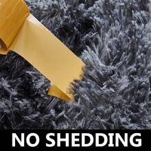 Sour Lemon Living Room Rug, 120 X 120 Cm, Grey, Fluffy Living Room Rug, Washable, Non-Slip, Suitable For Bedrooms, Hallways, Living Rooms, Warm, Cozy