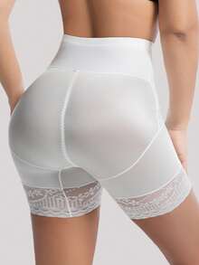 Pantalones de cintura alta estilizantes para posparto para mujeres, leggings moldeadores de control del estómago y entrenamiento de la cintura - Blanco - Ver 6