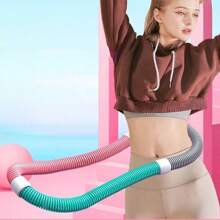 1pc 1kg/1.5kg Optional Spring Exercise Hoop, Soft Exercise Hoop For Core Workout, Won''t Hurt Waist, Women Indoor Fitness Equipment