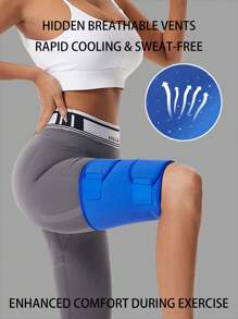 1pc Exercise Band For Protecting The Thighs. Men's And Women's Squatting Fitness Training Protective Gear. Breathable And Sweat-Wicking Muscle Protection For Fitness Training.