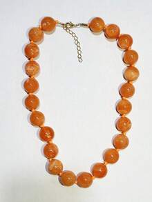 1 chiếc vòng cổ thắt nút bằng nhựa hình đám mây hình học Bohemian dành cho nữ, phong cách thời trang Châu Âu và Châu Mỹ, thích hợp cho lễ hội và đeo hàng ngày - Vòng cổ hạt mây thủ công - Xem 9